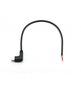Type-c right angle to open charge cable 